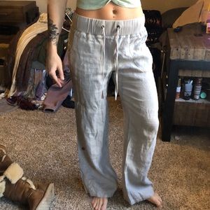 Linen beachy pants